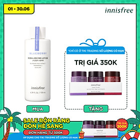 Sữa Dưỡng Ẩm Từ Blueberry Innisfree Blueberry Rebalancing Lotion 130ml - 131171584