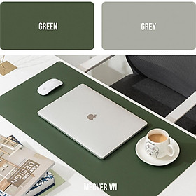 Mua Tấm lót bàn làm việc da tối giản cỡ lớn - chống thấm & trầy  2 mặt màu (2 Size)