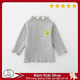 Áo cotton lót lông giữ ấm cho bé gái nhiều màu đáng yêu