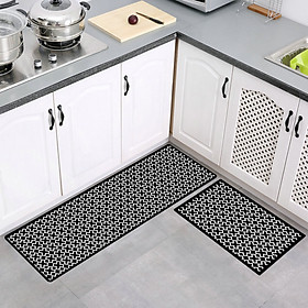 Set Thảm Đôi Nhà Bếp Nhung Nỉ Tiện Lợi - Mẫu 5