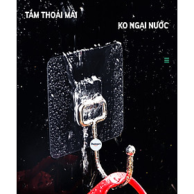 Móc Dán Tường Treo Đồ Nặng INOX 8KG Siêu Dính Chịu Lực Trang Trí Decor Tường