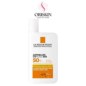 Sữa chống nắng mỏng nhẹ lâu trôi giúp bảo vệ da tối ưu khỏi tia UVA dài La Roche-Posay Anthelios Uvmune 400 Invisible Fluid 50ml