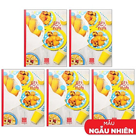 Combo 5 Vở Let's Party - Kẻ Ngang 200 Trang ĐL 70g/m2 - Hồng Hà 1426 (Mẫu Màu Giao Ngẫu Nhiên)