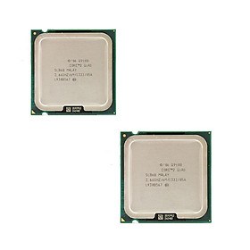 2PCS Core 2 Quad Q9400 CPU Bộ xử lý (2.66GHz / 6M / 1333GHz) ổ cắm 775 95W CPU máy tính để bàn được sử dụng