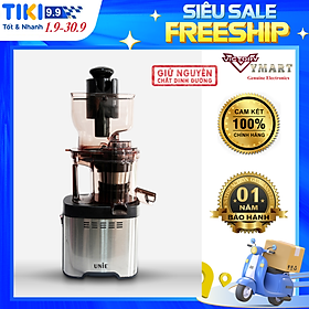 Máy ép chậm UNIE USJDC71S công suất 400W, Ép kiệt bá lọc giữ trọn dinh dưỡng-hàng chính hãng Bảo hành 2 năm