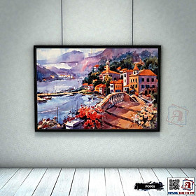 Mua Tranh Canvas phong cảnh Châu Âu cổ điển - PC001