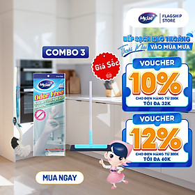 SỐ LƯỢNG CÓ HẠN - Bộ 3 món dụng cụ vệ sinh nhà tắm tiện lợi, thông minh, tiết kiệm thời gian