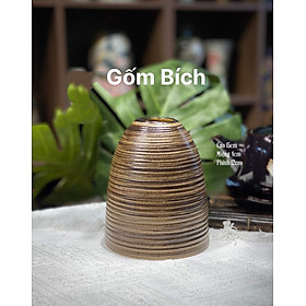 Mua Bình Hoa Dáng Chuông Nhỏ Lọ Hoa Mini Để Bàn Decor Trang Trí Đẹp Gốm Sứ Bát Tràng - Gốm Bích