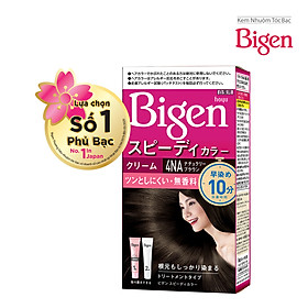 Thuốc nhuộm dưỡng tóc phủ bạc thảo dược Bigen Nhập Khẩu 100% Nhật Bản Speedy Color Cream 80ml dạng kem