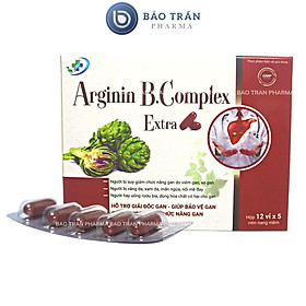 Viên uống bổ gan Arginin B complex hỗ trợ giải độc gan, làm mát gan