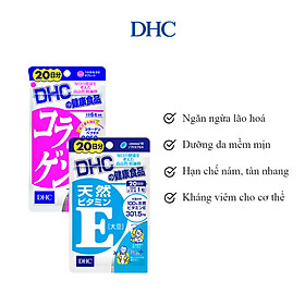 Combo Viên Uống DHC Đánh Thức Tuổi Xuân (VitaminE & Collagen)