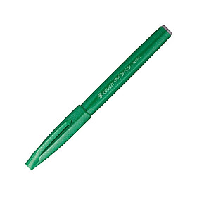 Hình ảnh Bút Lông Màu Nước Pentel TOUCH-SES15C_D - Xanh Lá