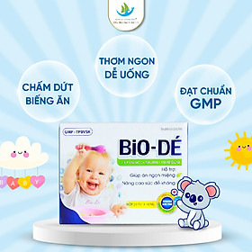 Combo 2 Hộp Siro BIODÉ Dành Cho Trẻ Biếng Ăn Giúp Kích Thích Ăn Ngon, Bổ Máu Và Tăng Cường Sức Đề Kháng, Tiêu Hóa Tốt 20 Túi/Hộp