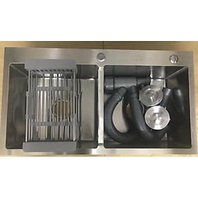 Mua Chậu rửa bát INOX 304 Kích thước 82*45 siêu dày  chống ồn  chống bắn nước