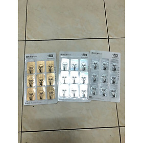 Mua Vỉ 9 móc dán tường chịu lực siêu chắc  móc dán tường đa năng chịu nặng tốt