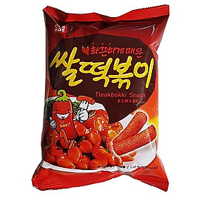 Snack Tteobokki vị Cay Ngọt Cosmos giòn rụm gói 110gr