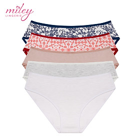Combo 5 quần lót nữ Flexi co dãn 4 chiều Miley Lingerie - Giao màu ngẫu nhiên