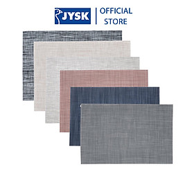 Mua Tấm lót đĩa | JYSK Vallmo | nhựa nhiều màu | 33x42cm