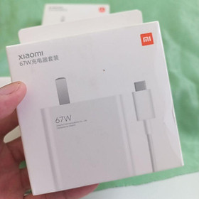 Bộ Sạc Nhanh Xiaomi 33W 55W 67W Chính Hãng - Hàng chính hãng -  Box 67w