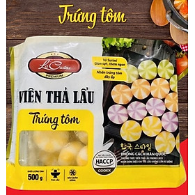 GIAO HCM VIÊN SURIMI BÁNH BAO THẢ LẨU TRỨNG TÔM 500G