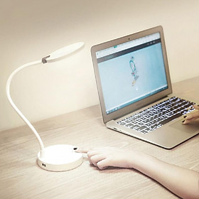 Xiaomi COOWOO U1 LED Desk Lamp Smart Table Bedside Lamp Eye Protection Light Adjustable 4000mAh Power 2USB Mobile Power Supply For