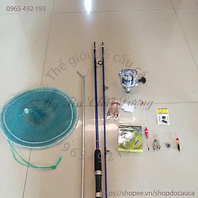 Combo cần 2 khúc đặc shimano
