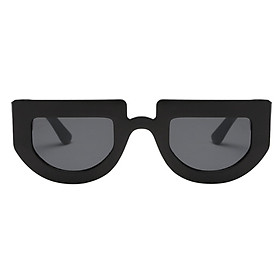 Women Polarized Sunglasses Retro Outdoor Glasses White Frame Black Gray Lens