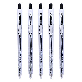 Vỉ 5 Bút Bi Thiên Long TL-079 Treedee - Đen