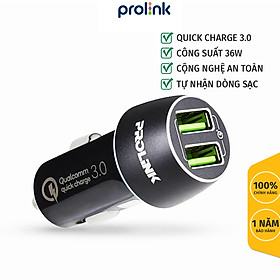 Mua Sạc ô tô 2 cổng Prolink PCC23601- Hàng chính hãng