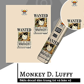 Mua Skin dán Xlim V1  V2  SE mẫu Monkey D. Luffy (dễ dán  đã cắt sẵn chi tiết)
