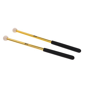 1 Pair Bass Drum Mallet Stick Percussion Stick for Drummer Performance