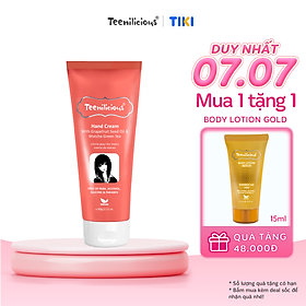 Kem Dưỡng Da Tay Teenilicious Hand Cream With Grapefruit Seed Oil & Matcha Green Tea 60g