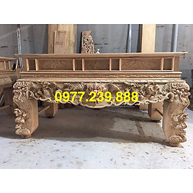 Mua sập thờ tứ linh gỗ mít ta chân 24cm