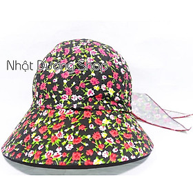 Nón chống nắng loại tốt nữa đầu chất liệu vải tốt thích hợp cho chị em phụ nữ