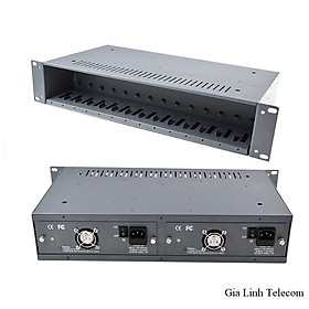 Mua Nguồn tập trung 14 converter quang - Khay nguồn 14