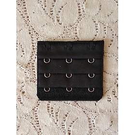 Miếng nối áo ngực bản 3 móc - đen