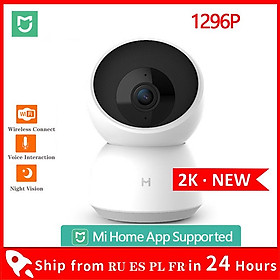 Hình ảnh Màn hình trẻ em Camera giám sát an ninh có tầm nhìn ban đêm 1296P Bảo vệ Webcam an ninh gia đình Camera 2K cho ứng dụng Mijia