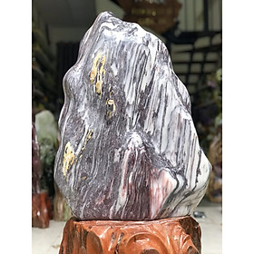 Cây đá cảnh vân trắng đen Kt : 80x46cm, 48kg (MS : 227)