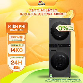 Mua Máy giặt sấy LG Inverter 14 kg WT1410NHB Model 2023 - Hàng chính hãng- Chỉ giao Hà Nội