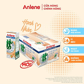 Thùng 18 hộp sữa Anlene không đường Lactose vị hạnh nhân (18 x 180ml)