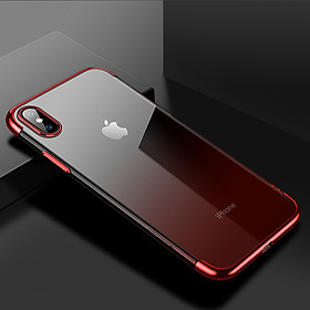 Ốp Lưng Silicone Trong Viền Gương Cho IPhone X/XS, XR, XS Max - Hàng Chính Hãng
