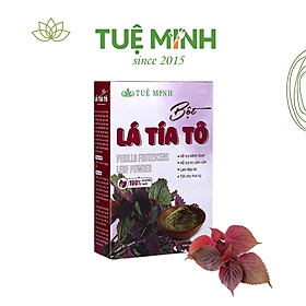 Bột tía tô sấy lạnh nguyên chất 100% Organic Tuệ Minh hộp 50g