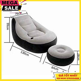 Mua Bộ Ghế Nệm Hơi Cao Cấp Tựa Lưng Có Chỗ Để Cốc  Kèm Máy Bơm Điện - Hàng  - Giao Hàng Toàn Quốc