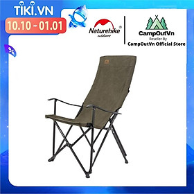 Ghế cắm trại Campingmoon cắm trại dã ngoại du lịch xếp gọn tay cầm sang trọng glamping thoáng khí F-1003C-H A248
