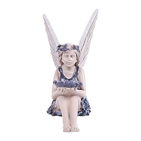 Angel Statue Home Decor Fairy Figurine for Cafe Tabletop Home