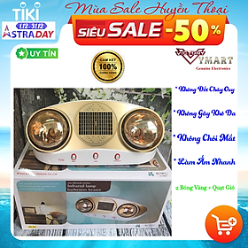 Mua Đèn Sưởi Nhà Tắm 2 Bóng Vàng Borg Braun BU-16  Hàng chính hãng