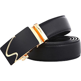 Thắt Lưng Nam Da Cao Cấp May 2 Viền Minh Tâm MT10604 - Đen