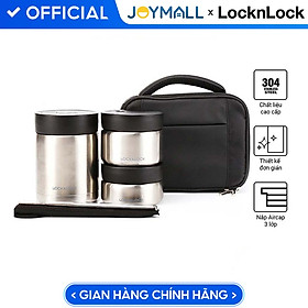 Mua Bộ Hộp Cơm Giữ Nhiệt Thép Không Gỉ Lock & Lock LHC8031SLV - Bạc