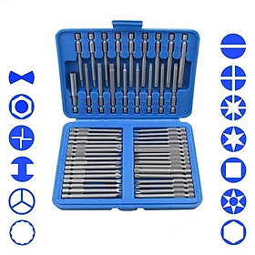 Mua Bộ 50 chi tiết mũi vặn tua vít đa năng chuôi lục giác 6.35mm cho máy khoan điện cầm tay  máy khoan pin