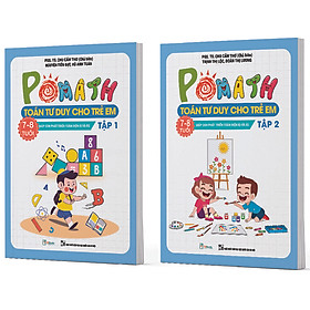 Combo POMath - Toán Tư Duy Cho Trẻ Em 7 - 8 Tuổi (2 Tập)